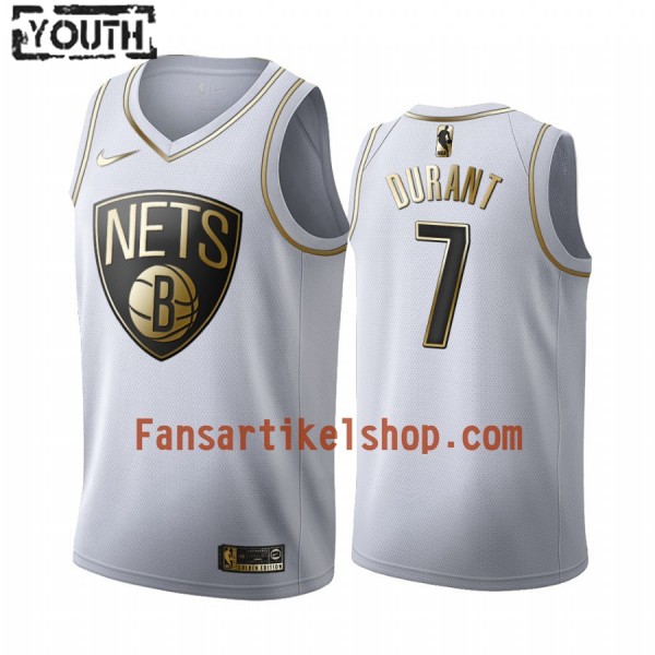 NBA Brooklyn Nets Trikot Kevin Durant 7 Nike 2019-2020 Weiß Golden Edition Swingman - Kinder NBA Brooklyn Nets Trikot Kevin Durant 7 Nike 2019-2020 Weiß Golden Edition Swingman - Kinder